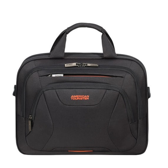 American Tourister Pasta para Portátil 13.3''-14.1'' AT WORK Preto/Laranja | Ref. 9233G00439