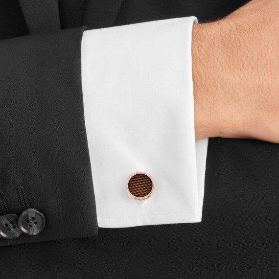 Botões de Punho Montblanc Meisterstück Castanho | Ref. 238.118603