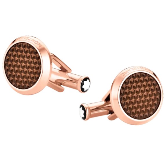 Botões de Punho Montblanc Meisterstück Castanho | Ref. 238.118603