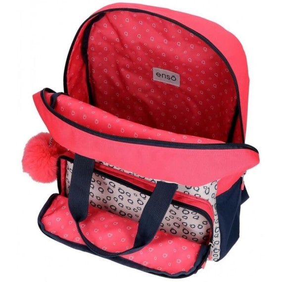 Enso Mochila Escolar 40cm Adaptável HEART Multicolor | Ref. 186.90223B1 Enso Mochila Escolar 40cm Adaptável HEART Multicolor | Ref. 186.90223B1