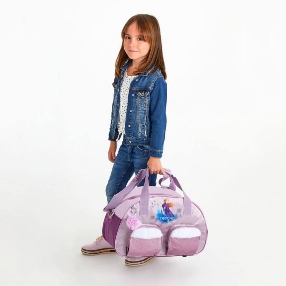 Saco de Viagem 45cm Frozen DESTINY AWAITS Violeta | Ref. 186.2553161