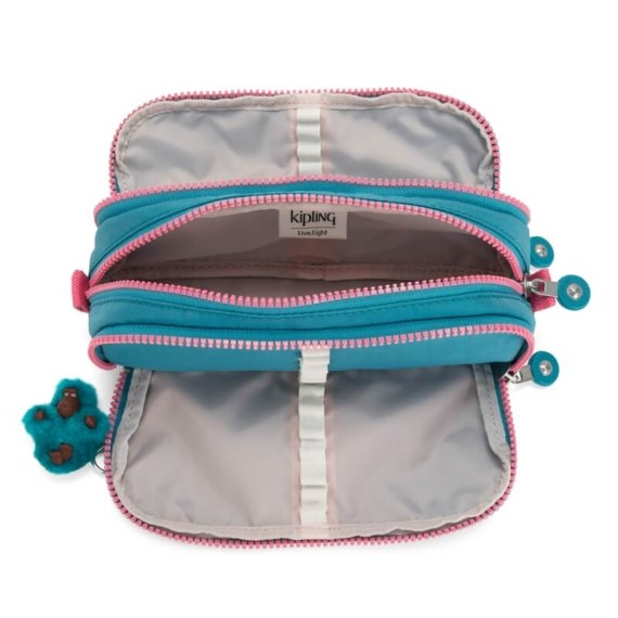 Estojo Escolar Kipling GITROY Turquoise Sea | Ref. 187.K1356426I