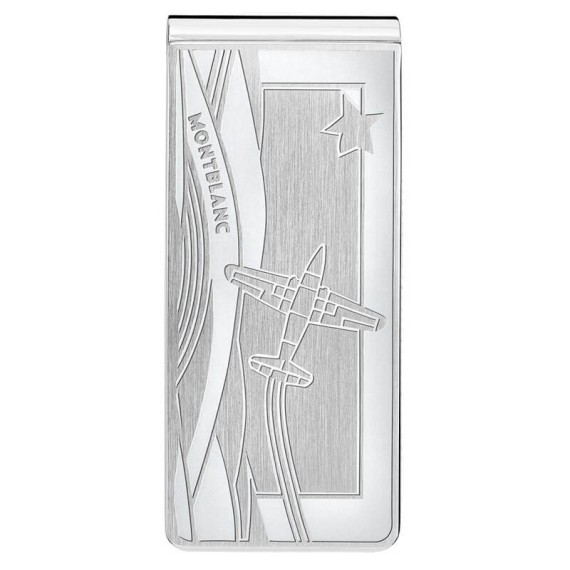 Money Clip Le Petit Prince Montblanc Aviator Prata | Ref. 238.123796