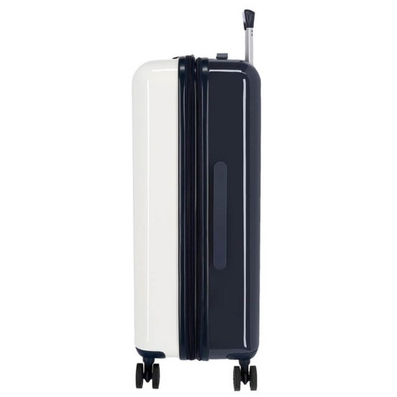 Pepe Jeans Mala/Trolley de Viagem Médio 70cm 4 Rodas Spinner Expansível PRIDE | Ref. 186.7189721B