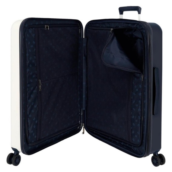 Pepe Jeans Mala/Trolley de Viagem Médio 70cm 4 Rodas Spinner Expansível PRIDE | Ref. 186.7189721B