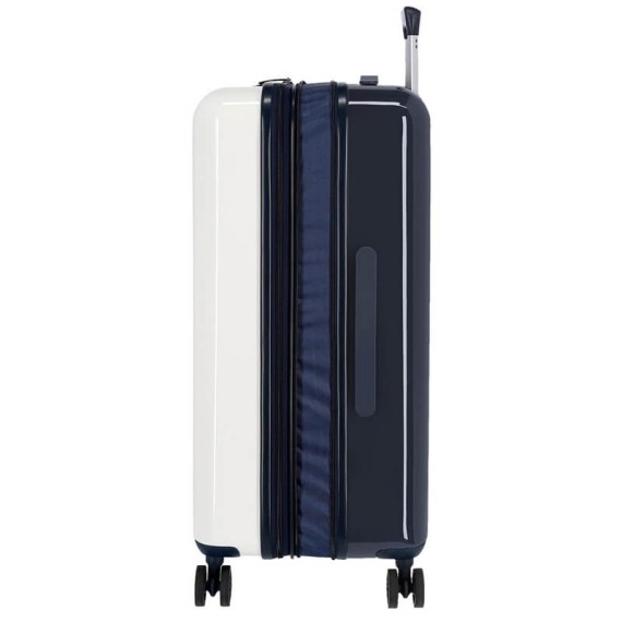 Pepe Jeans Mala/Trolley de Viagem Médio 70cm 4 Rodas Spinner Expansível PRIDE | Ref. 186.7189721B