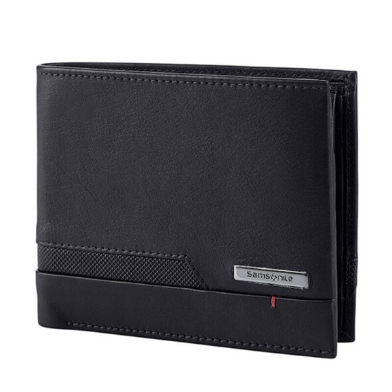 Samsonite Carteira Horizontal com Porta-Moedas PRO-DLX 5 SLG Preto | Ref. 92CR401509 Samsonite Carteira Horizontal com Porta-Moedas PRO-DLX 5 SLG Preto | Ref. 92CR401509
