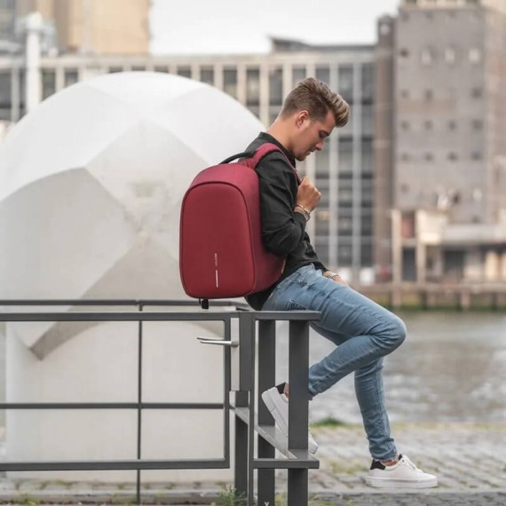XD DESIGN Mochila para Portátil 15.6" Anti-Roubo Bobby Hero Regular Vermelho | Ref. 309.P705294