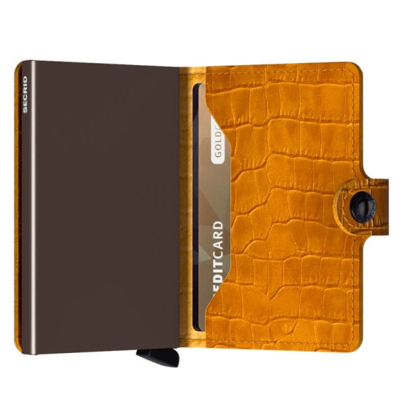 Secrid MINIWALLET Cleo Ochre-Brown | Ref. 297.MCL-OC