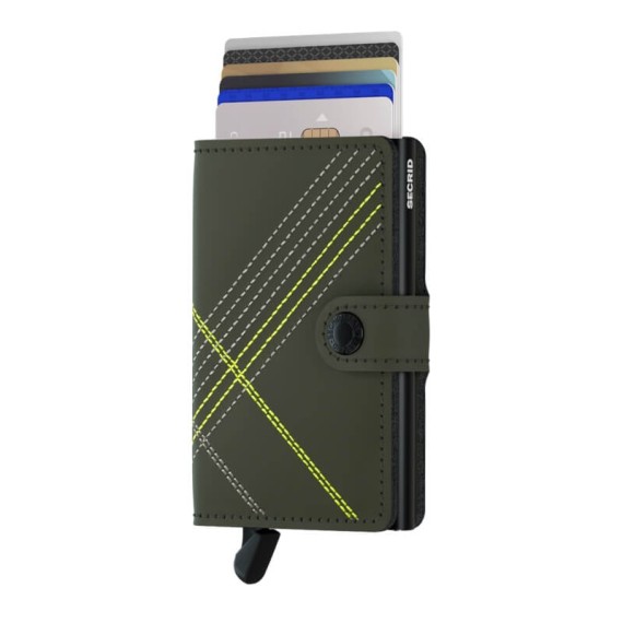 Secrid MINIWALLET Stitch Linea Lime | Ref. 297.MST-LL