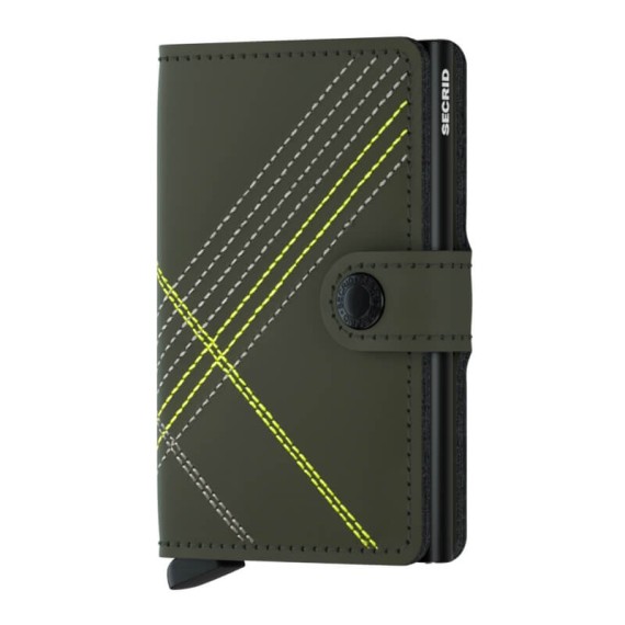 Secrid MINIWALLET Stitch Linea Lime | Ref. 297.MST-LL