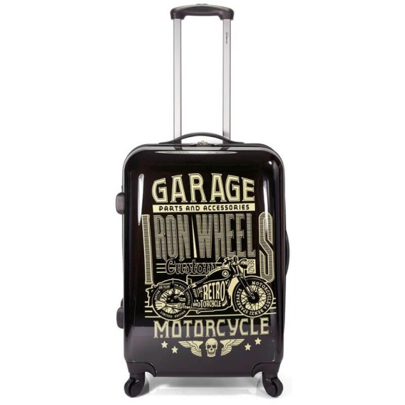 Benzi Mala/Trolley de Cabine 55cm 4 Rodas Spinner MOTO Cinza | Ref. 288.BZ5144A