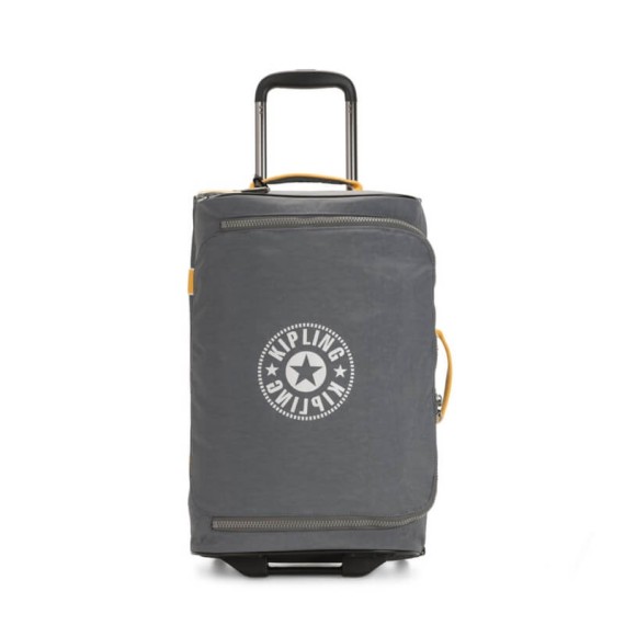 Mala/Trolley de Cabine 52cm 2 Rodas Upright Kipling DISTANCE S Dark Carbon Yellow | Ref. 187.KI498649X