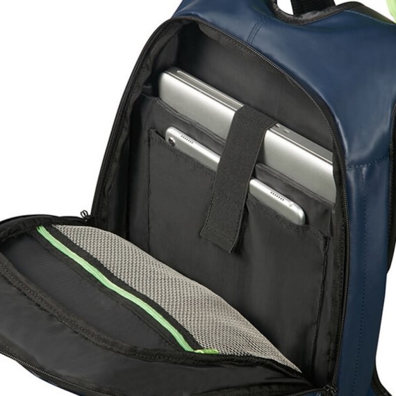 Samsonite Mochila Grande para Portátil 15.6'' PARADIVER LIGHT Azul / Verde Fluorescente | Ref. 9201N00231