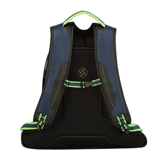 Samsonite Mochila Grande para Portátil 15.6'' PARADIVER LIGHT Azul / Verde Fluorescente | Ref. 9201N00231