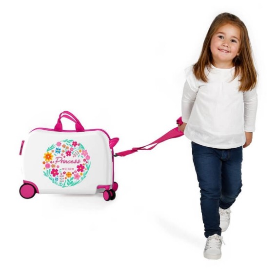 Roll Road Mala Infantil ABS 4 Rodas LITTLE ME PRINCESS Rosa | Ref. 186.4749863