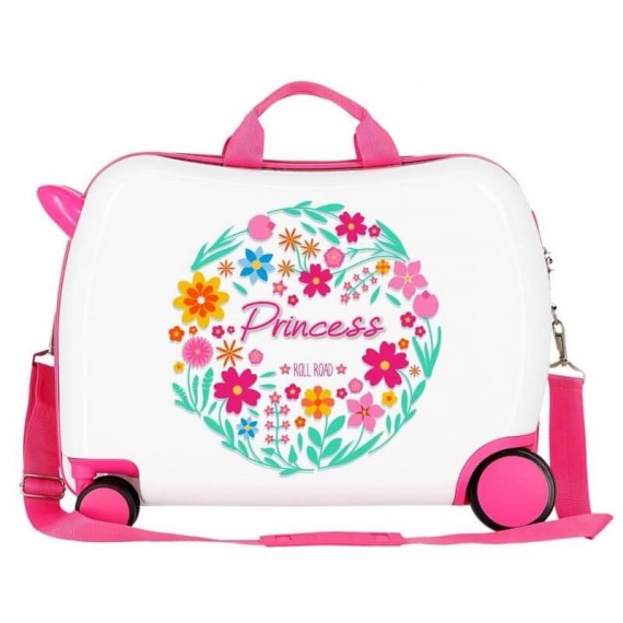 Roll Road Mala Infantil ABS 4 Rodas LITTLE ME PRINCESS Rosa | Ref. 186.4749863