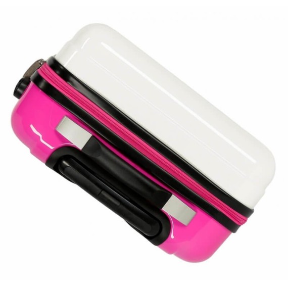 Roll Road Mala/Trolley de Cabine 55cm 4 Rodas Spinner LITTLE ME PRINCESS Rosa | Ref. 186.4741463 Roll Road Mala/Trolley de Cabine 55cm 4 Rodas Spinner LITTLE ME PRINCESS Rosa | Ref. 186.4741463