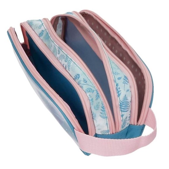 Estojo Escolar Triplo Compartimento Frozen FIND YOUR STRENGHT Azul | Ref. 186.2064721