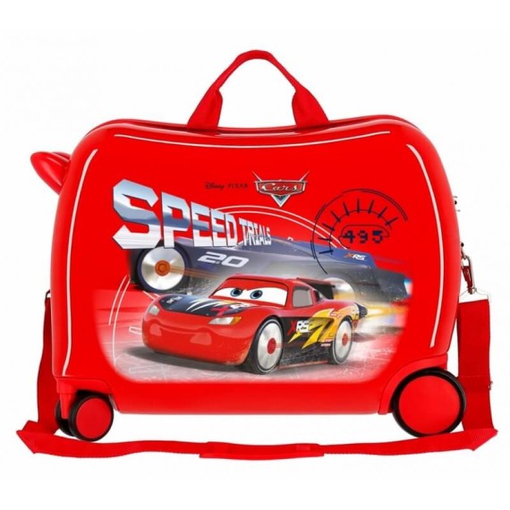 Mala de Viagem Infantil ABS 4 Rodas Cars SPEED TRIALS Vermelho | Ref. 186.4039821 Mala de Viagem Infantil ABS 4 Rodas Cars SPEED TRIALS Vermelho | Ref. 186.4039821