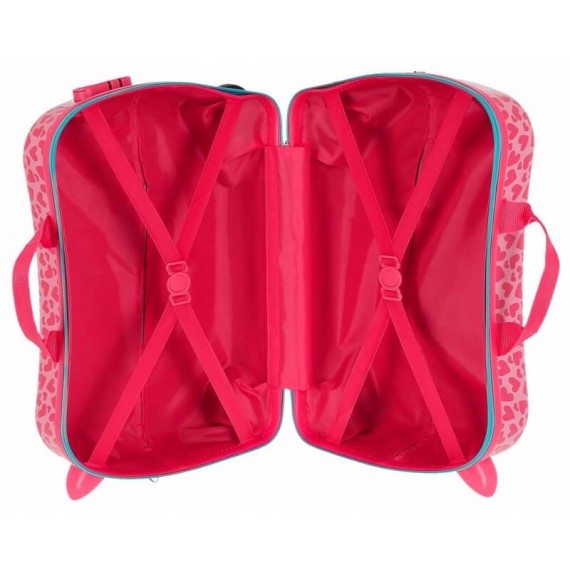 Mala de Viagem Infantil ABS 4 Rodas Minnie HELP ON THE WAY Rosa | Ref. 186.4799861