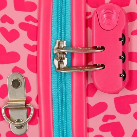 Mala de Viagem Infantil ABS 4 Rodas Minnie HELP ON THE WAY Rosa | Ref. 186.4799861