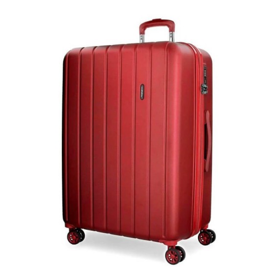 Mala de Viagem / Trolley Média 65cm 4R Exp. MOVOM Wood Vermelha | Ref. 186.5319466B