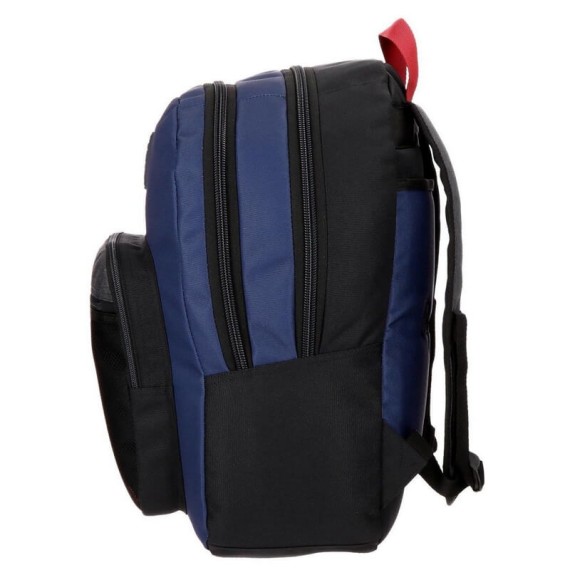 Mochila Escolar Adaptável 46cm Pepe Jeans HAMMER Azul | Ref. 186.6442461 Mochila Escolar Adaptável 46cm Pepe Jeans HAMMER Azul | Ref. 186.6442461