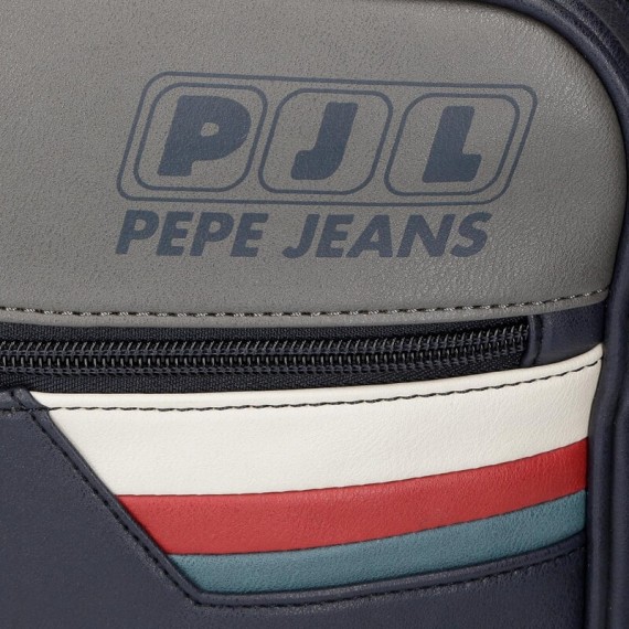 Necessaire Duplo Compartimento Adaptável Pepe Jeans EIGHTIES Azul | Ref. 186.6174521