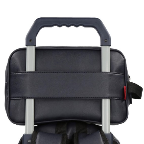 Necessaire Duplo Compartimento Adaptável Pepe Jeans EIGHTIES Azul | Ref. 186.6174521