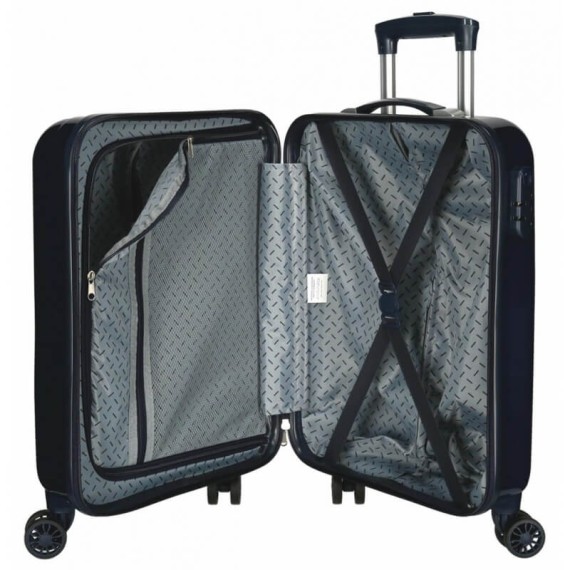 Mala/Trolley de Cabine 55cm 4 Rodas Spinner Enso GIRL POWER Azul Escuro | Ref. 186.9021721