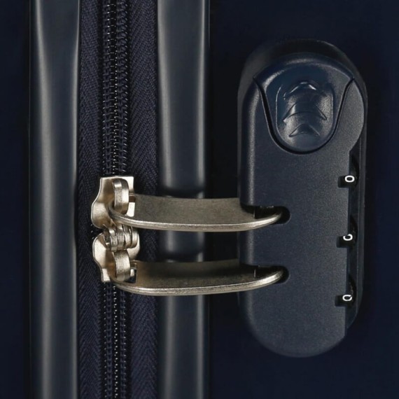 Mala/Trolley de Cabine 55cm 4 Rodas Spinner Enso GIRL POWER Azul Escuro | Ref. 186.9021721