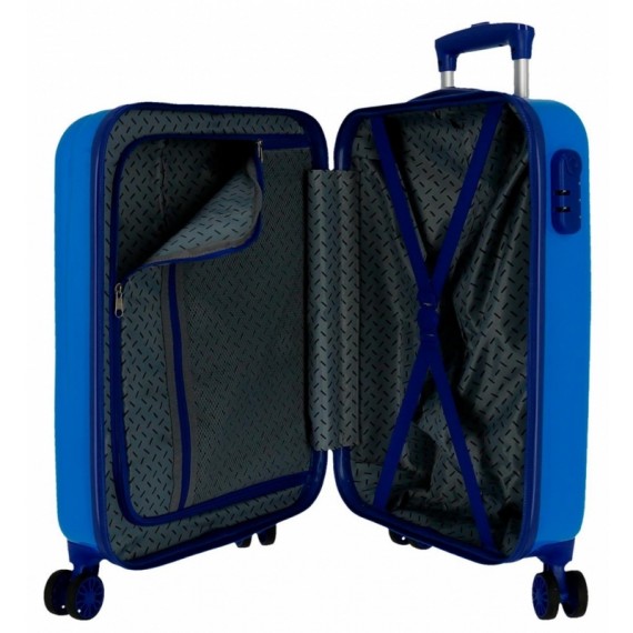 Mala de Cabine / Trolley 55cm 4 Rodas Baby Shark OCEAN SHARKS Azul | Ref. 186.4161721