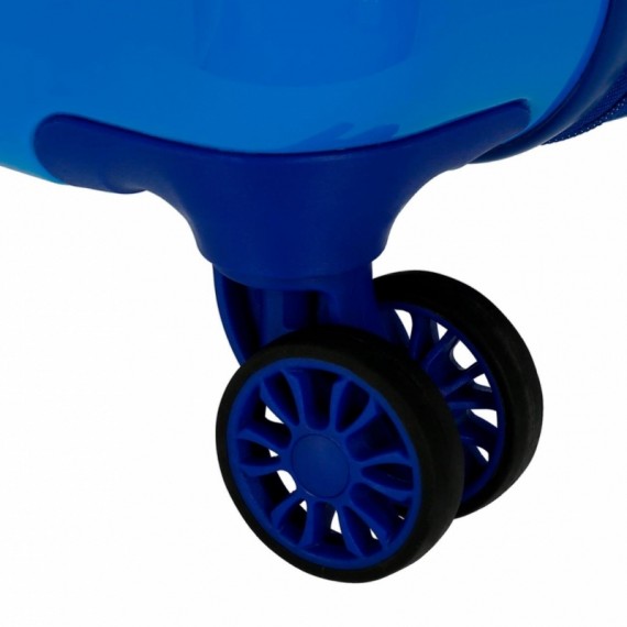 Mala de Cabine / Trolley 55cm 4 Rodas Baby Shark OCEAN SHARKS Azul | Ref. 186.4161721