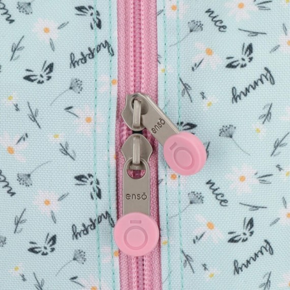 Mochila Escolar Adaptável 38cm Enso GIRL POWER Azul | Ref. 186.90222D1