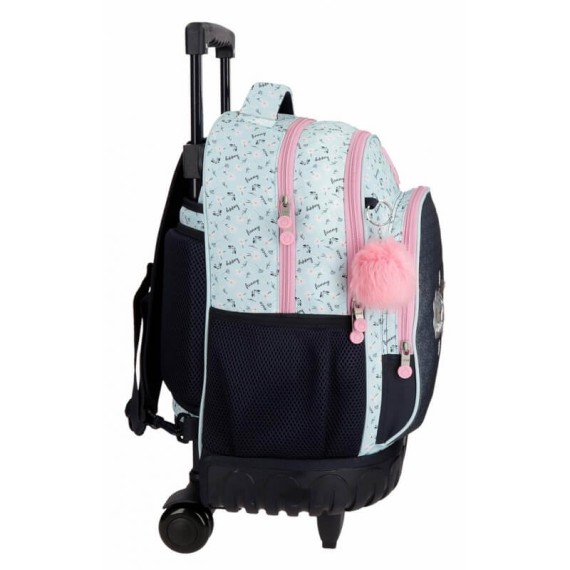 Mochila Escolar Compact 2 Rodas Enso GIRL POWER Azul | Ref. 186.9022921 Mochila Escolar Compact 2 Rodas Enso GIRL POWER Azul | Ref. 186.9022921