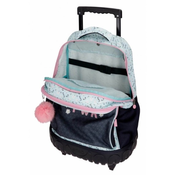 Mochila Escolar Compact 2 Rodas Enso GIRL POWER Azul | Ref. 186.9022921 Mochila Escolar Compact 2 Rodas Enso GIRL POWER Azul | Ref. 186.9022921