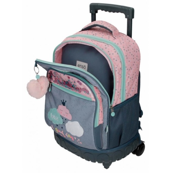 Mochila Escolar Compact 2 Rodas Enso GOOD DAY Multicolor | Ref. 186.9062921