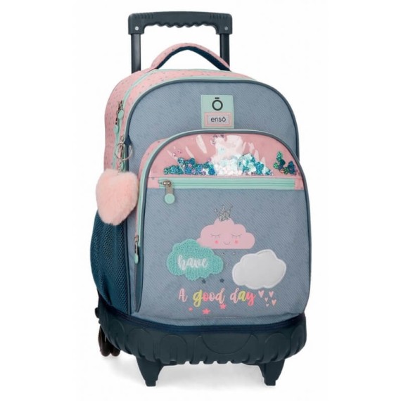 Mochila Escolar Compact 2 Rodas Enso GOOD DAY Multicolor | Ref. 186.9062921