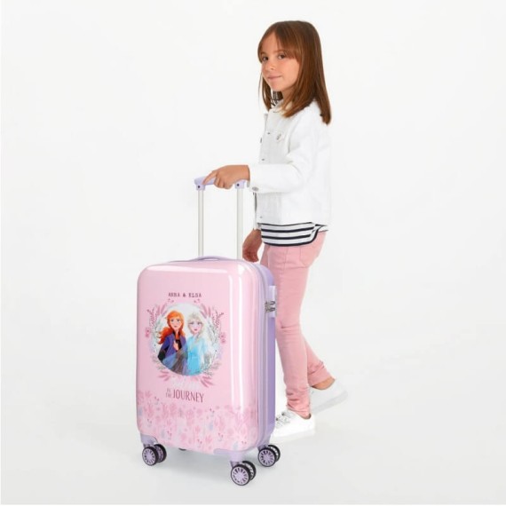 Mala/Trolley de Cabine 55cm 4 Rodas Spinner Frozen 2 Violeta | Ref. 186.4751461