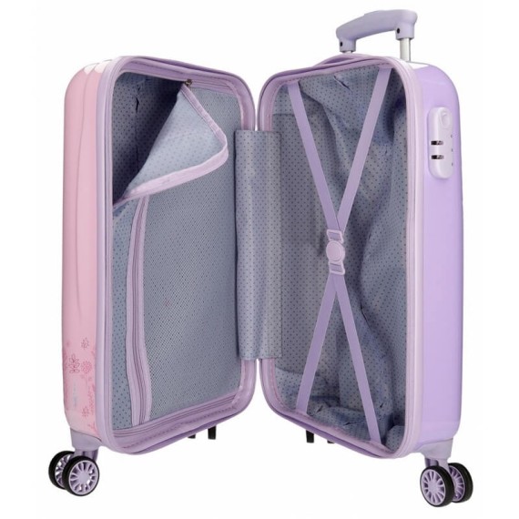 Mala/Trolley de Cabine 55cm 4 Rodas Spinner Frozen 2 Violeta | Ref. 186.4751461