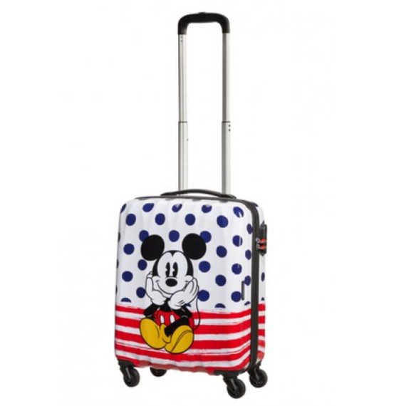 American Tourister Mala de Cabine / Trolley 55cm DISNEY LEGENDS Mickey Blue Dots | Ref. 9219C01971