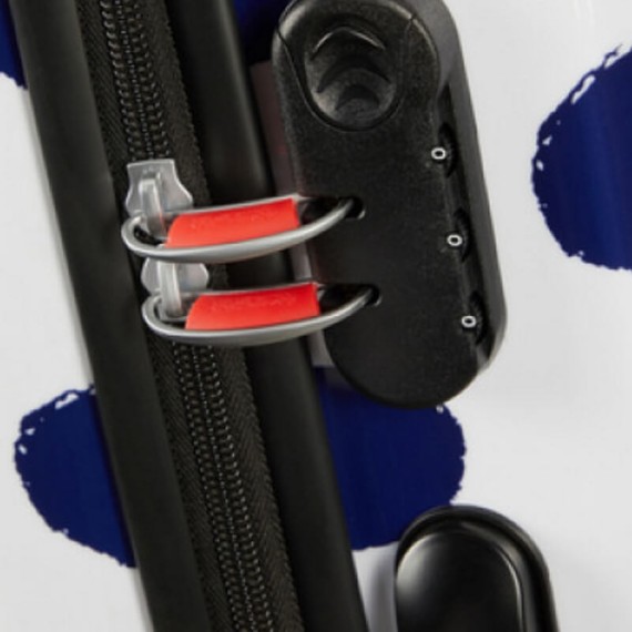 American Tourister Mala de Viagem / Trolley Médio 65cm DISNEY LEGENDS Mickey Blue Dots | Ref. 9219C00771