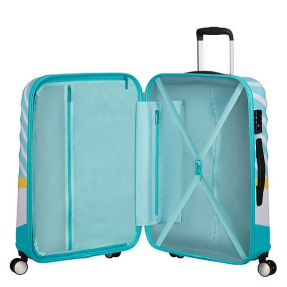 AMERICAN TOURISTER Mala Média 67cm WaveBreaker Disney Mickey Blue Kiss | Ref. 9231C00431