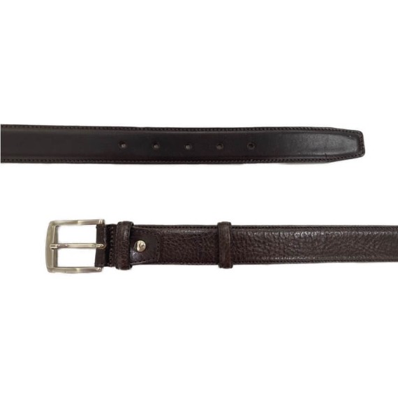 Cinto de Homem Clássico em Pele Genuína 95cm Castanho | Ref. 12.1680CPC95