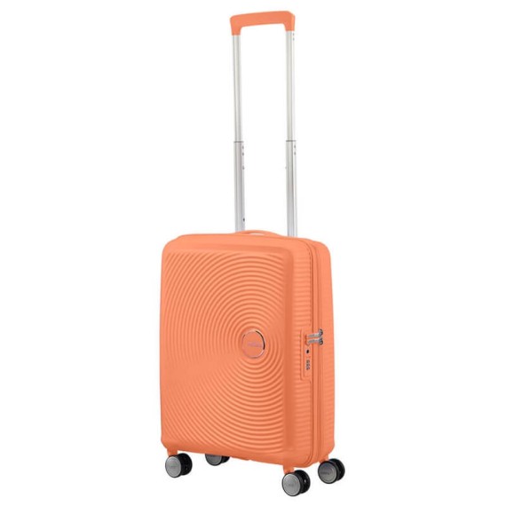 American Tourister Mala/Trolley de Cabine 55cm 4 Rodas Spinner Expansível SOUNDBOX Cantaloupe | Ref. 9232G00196 American Tourister Mala/Trolley de Cabine 55cm 4 Rodas Spinner Expansível SOUNDBOX Cantaloupe | Ref. 9232G00196