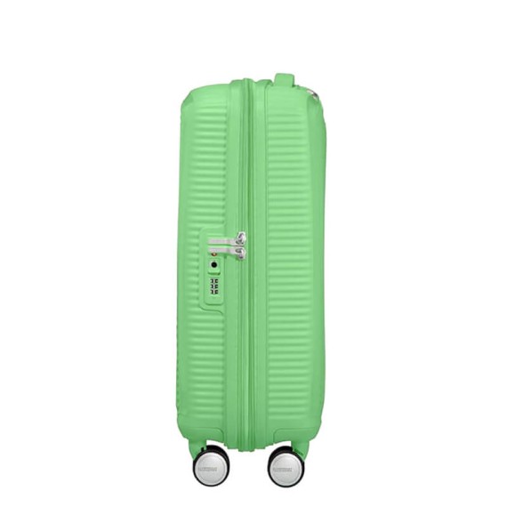 American Tourister Mala/Trolley de Cabine 55cm 4 Rodas Spinner Exp. SOUNDBOX Spring Green | Ref. 9232G0014
