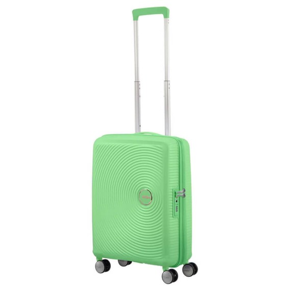 American Tourister Mala/Trolley de Cabine 55cm 4 Rodas Spinner Exp. SOUNDBOX Spring Green | Ref. 9232G0014