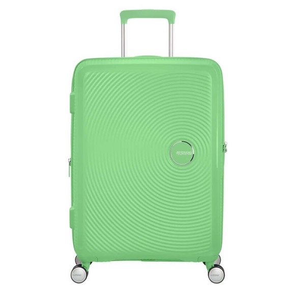 American Tourister Mala/Trolley de Viagem Médio 67cm 4 Rodas Spinner Expansível SOUNDBOX Spring Green | Ref. 9232G00244