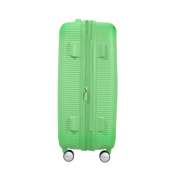 American Tourister Mala/Trolley de Viagem Médio 67cm 4 Rodas Spinner Expansível SOUNDBOX Spring Green | Ref. 9232G00244